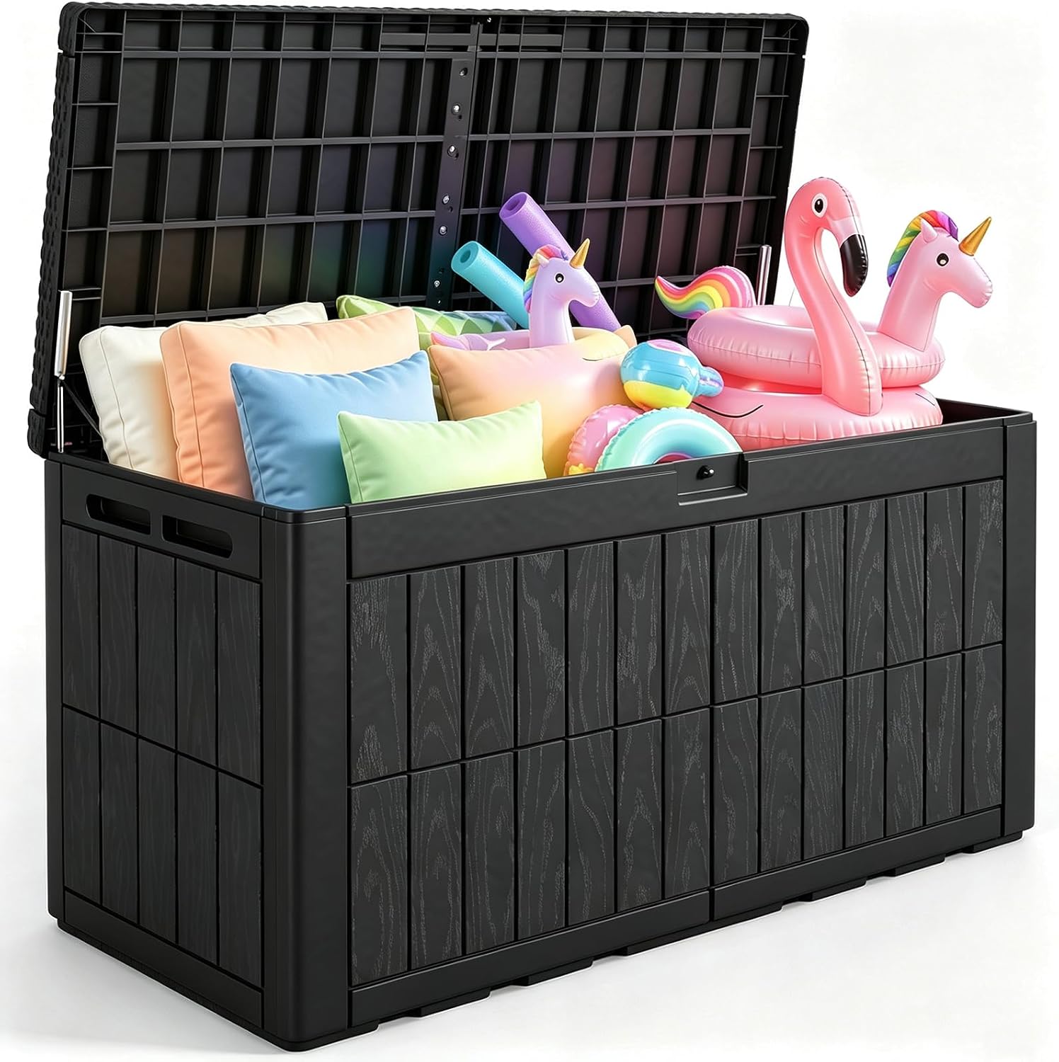 Outdoor Furniture Resin - 120갤런 레진 데크 박스, 내후성 방수
