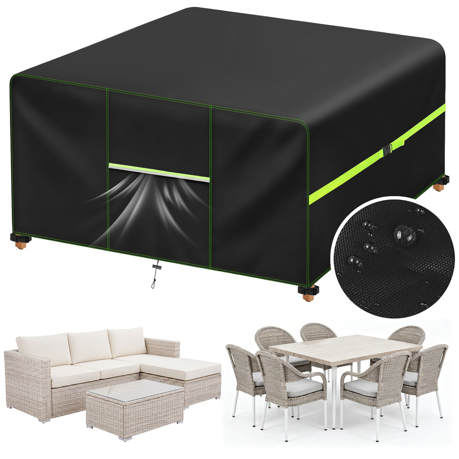 Outdoor Furniture Sale - 통풍구가 있는 정원 가구 커버 방수