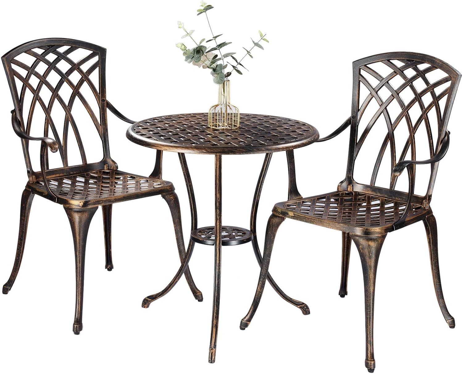 Outdoor Furniture Table - 녹슬지 않는 청동 주조 알루미늄 3피스