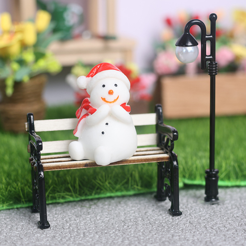 Outdoor Furniture Resin - 2 개/대 1:12 인형 집 미니어처