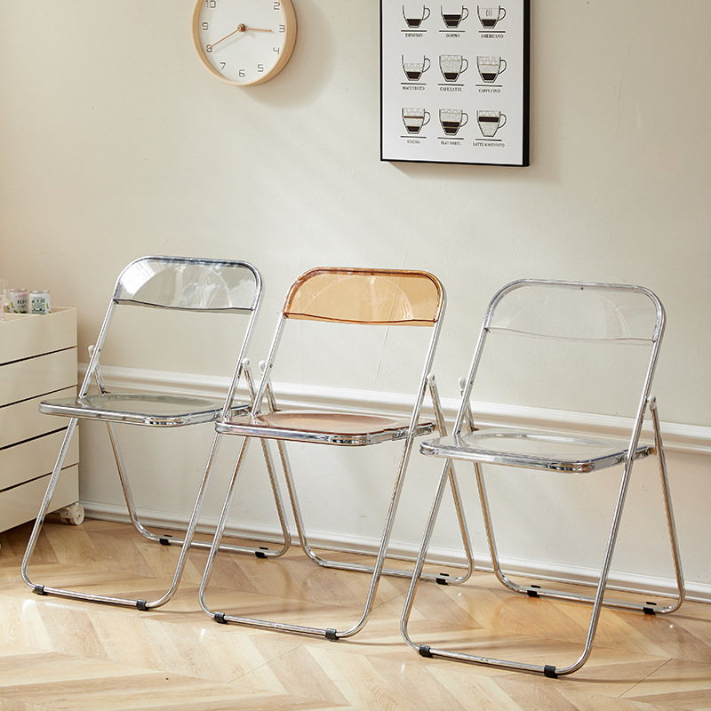 Outdoor Furniture Metal Chairs - 드레싱 의자, 간단한 아크릴 접이식 식탁