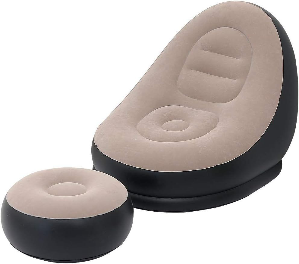 2개 세트 게으름뱅이 소파 에어 의자 접이식 리클라이너 - Outdoor Furniture Sale 리뷰 및 가격