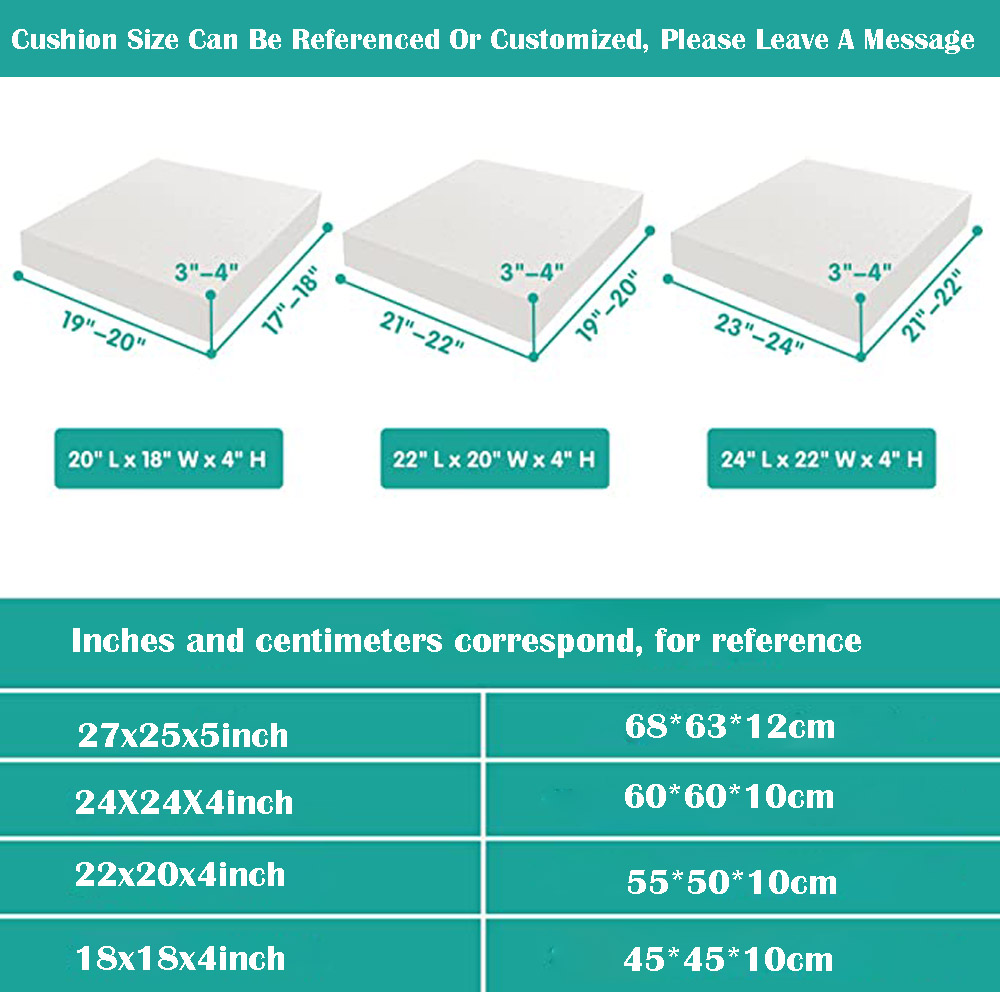 1-4 세트 소파 쿠션 야외 정원 쿠션 내부 커버 의자 - Outdoor Furniture Upholstery 리뷰 및 가격