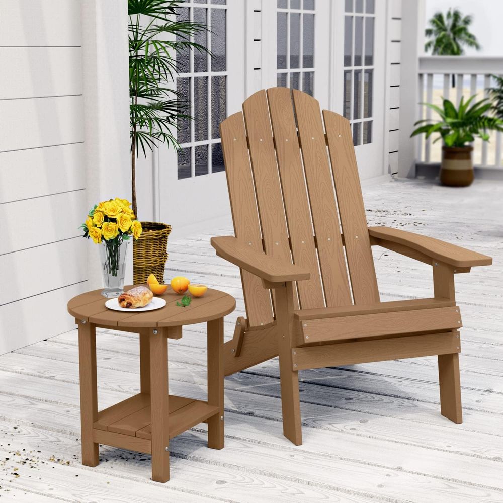 야외용 18인치 사이드 테이블(수납 선반 포함), 발코 - Outdoor Furniture Table 리뷰 및 가격