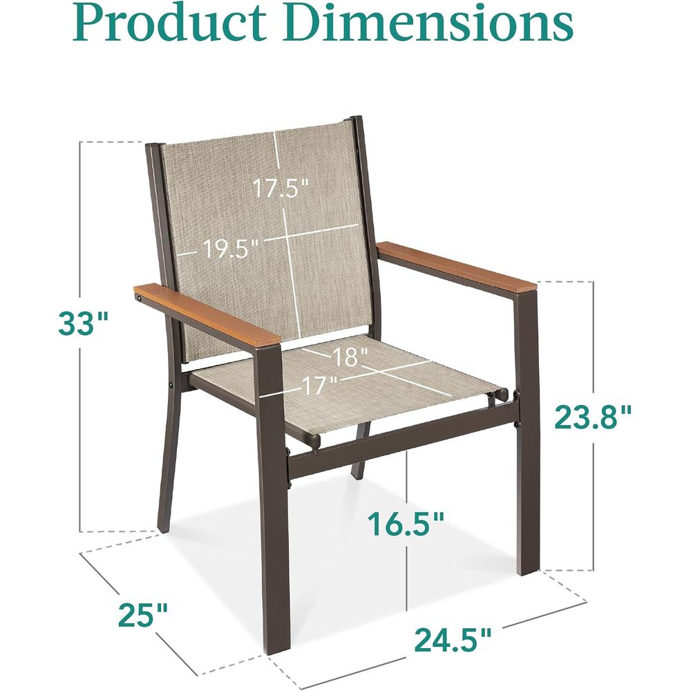 쌓을 수 있는 야외용 텍스타일 의자, 내후성 있는 팔걸 - Outdoor Furniture Metal Chairs 리뷰 및 가격