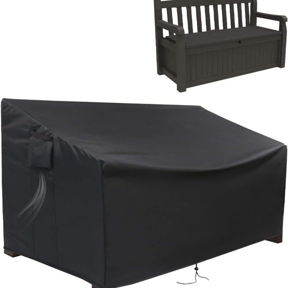 헤비 듀티 파티오 소파 커버 방수 야외 소파 커버 파티 - Outdoor Furniture Black 리뷰 및 가격