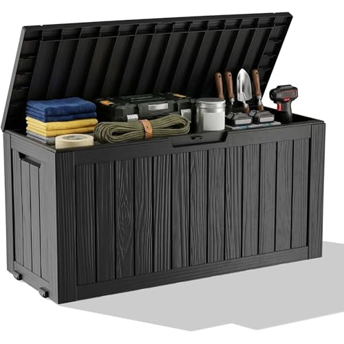 야외 방수 레진 수납 데크 박스 잠금 가능 야외 벤치  - Outdoor Furniture Resin 리뷰 및 가격