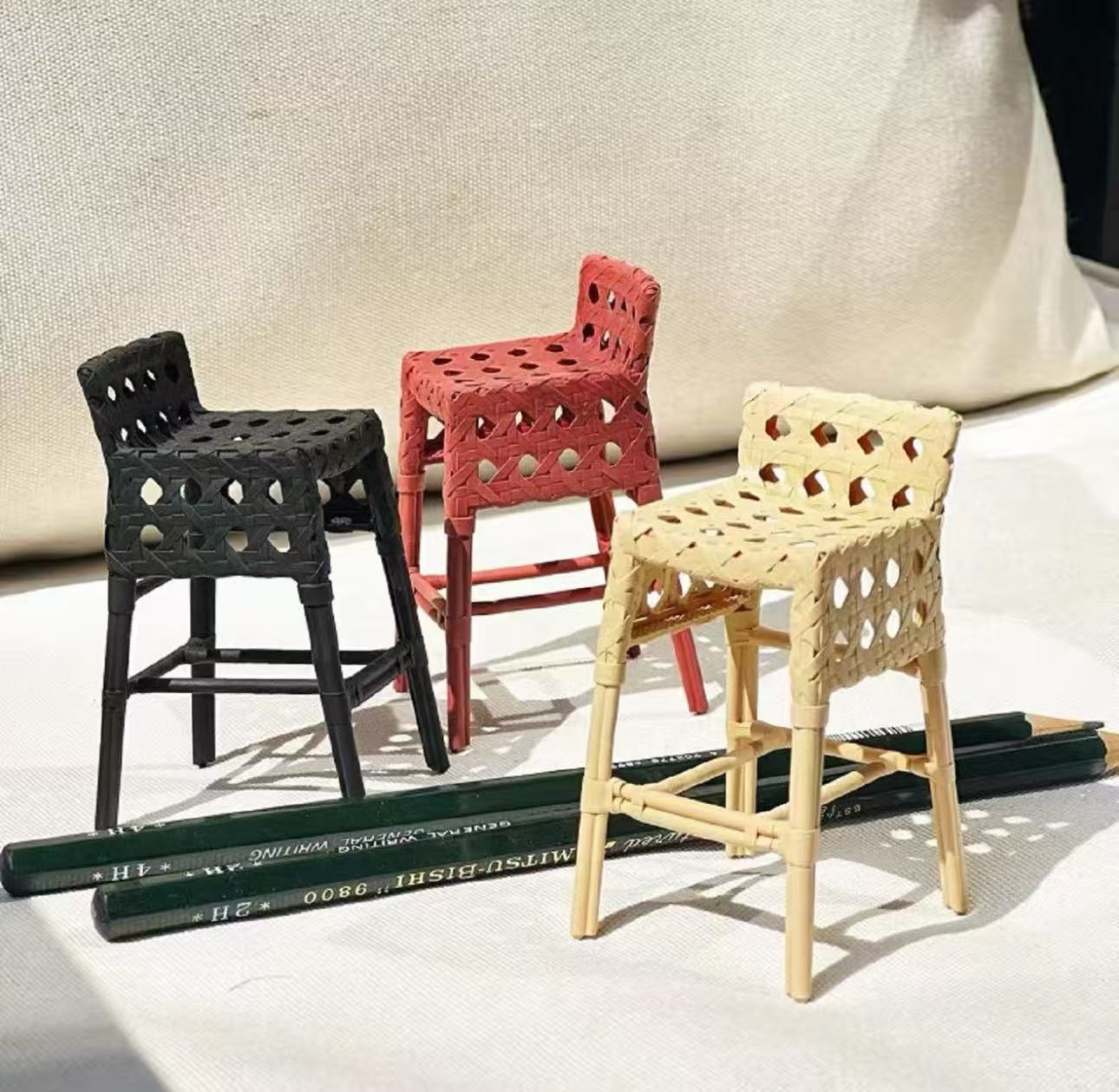 1/12 스케일 빈티지 윈저 의자 세트 2Pcs 소형  - Outdoor Furniture Resin 리뷰 및 가격