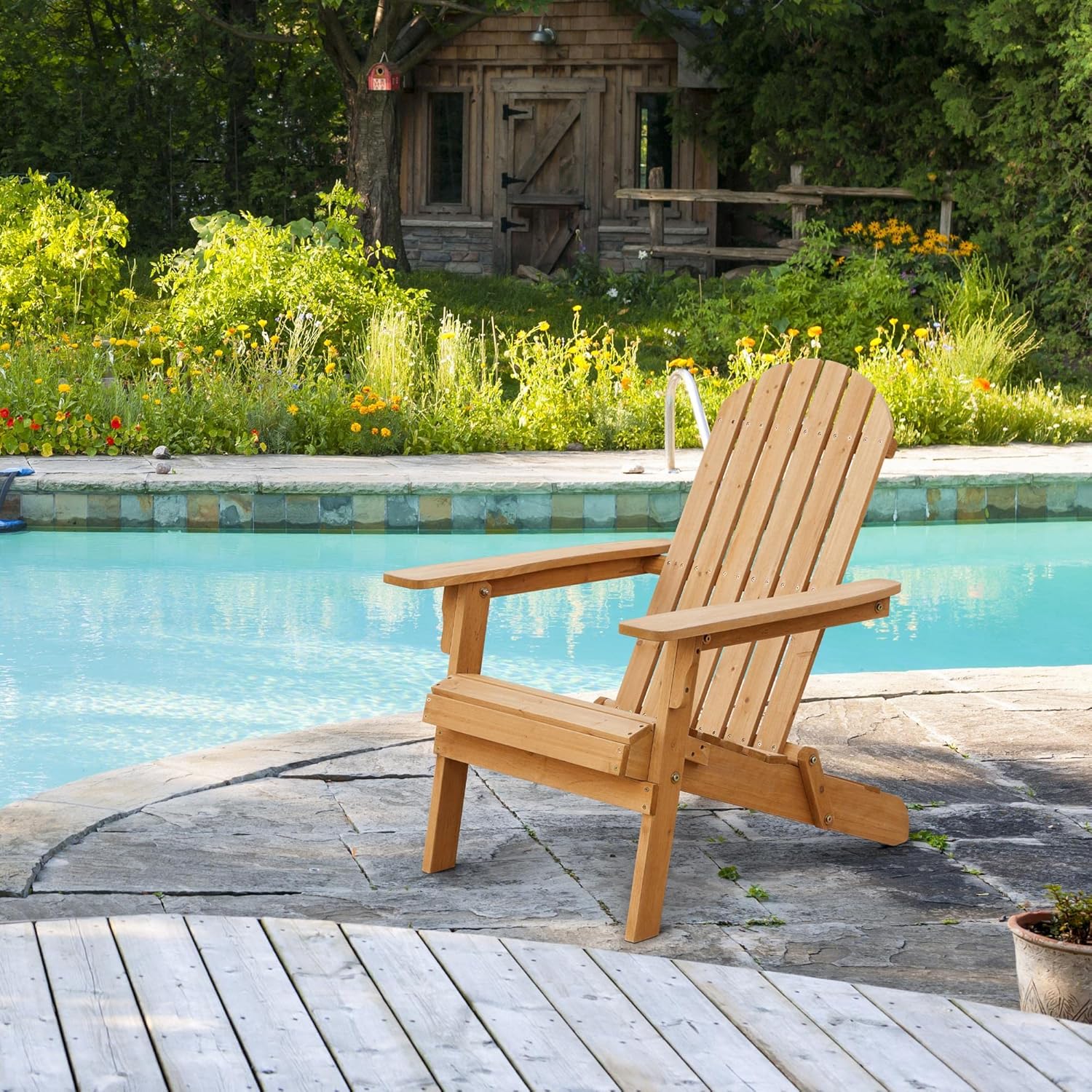접이식 아디론닥 의자 2개 세트(야외용), 300LBS - Outdoor Furniture Metal Chairs 리뷰 및 가격