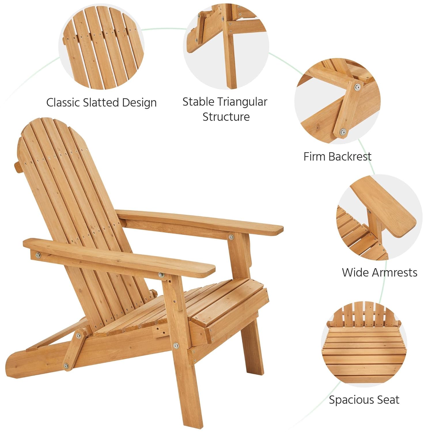 접이식 아디론닥 의자 2개 세트(야외용), 300LBS - Outdoor Furniture Metal Chairs 리뷰 및 가격