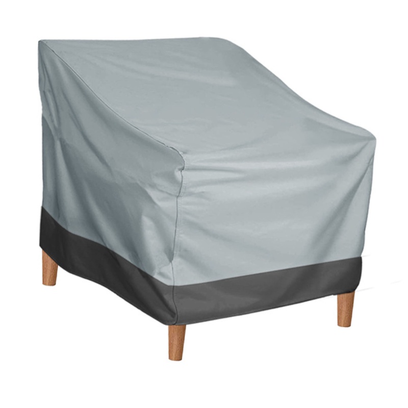 파티오 의자 커버 옥스포드 천 방수 실버 코팅 야외 가 - Outdoor Furniture Black 리뷰 및 가격