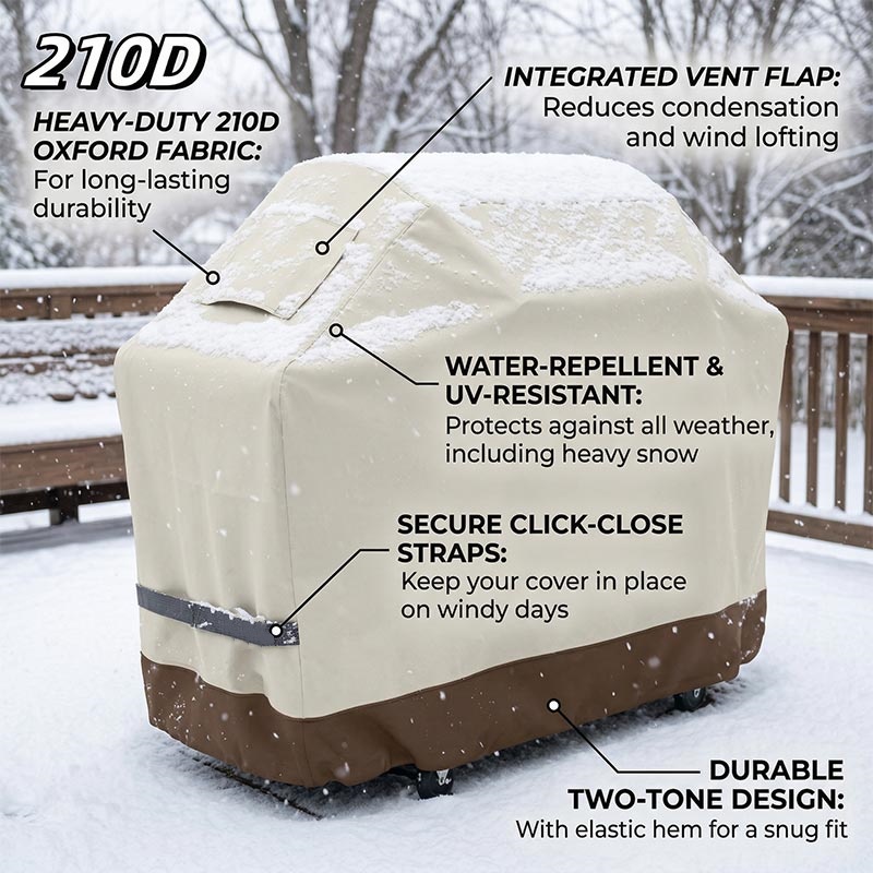 210D 바베큐 베이지 바베큐 그릴 야외 가스 바베큐  - Outdoor Furniture Protector 리뷰 및 가격