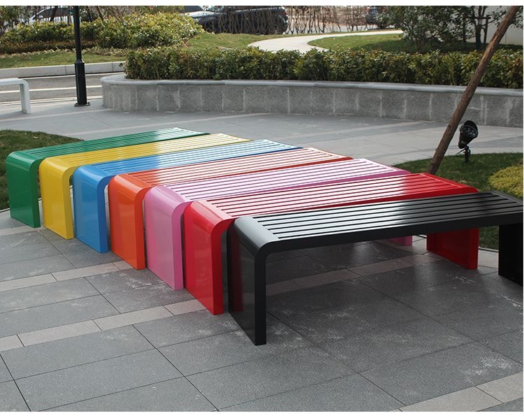 1m-1.8m 냉간 압연 강철 금속 벤치 공원 야외 의 - Outdoor Furniture Metal Chairs 리뷰 및 가격
