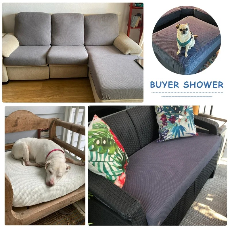 1PC 방수 소파 시트 쿠션 커버 폴라 플리스 소파 커 - Outdoor Furniture Upholstery 리뷰 및 가격