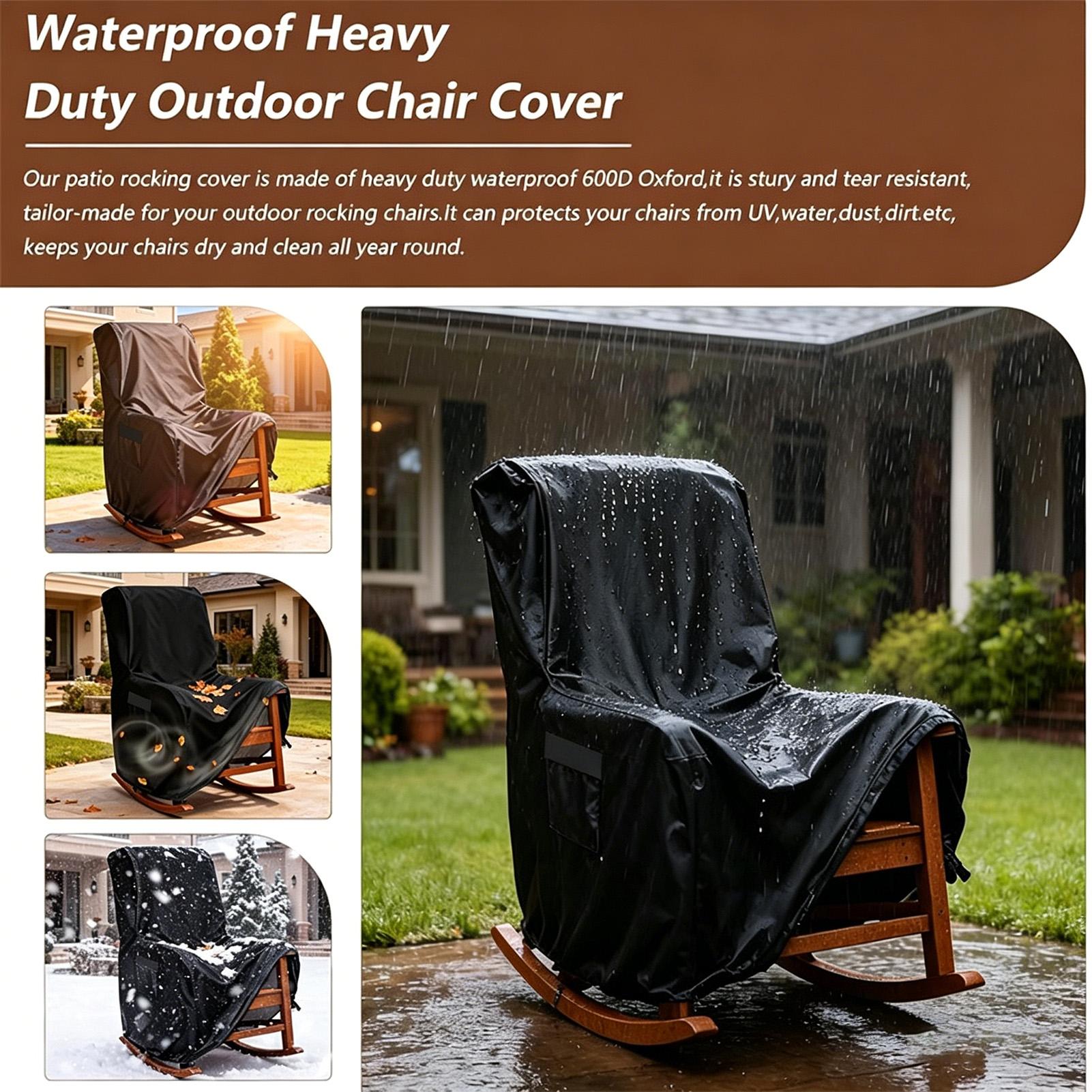 라운지 의자 커버 야외 가구 보호 커버 파티오 잔디밭  - Outdoor Furniture Protector 리뷰 및 가격