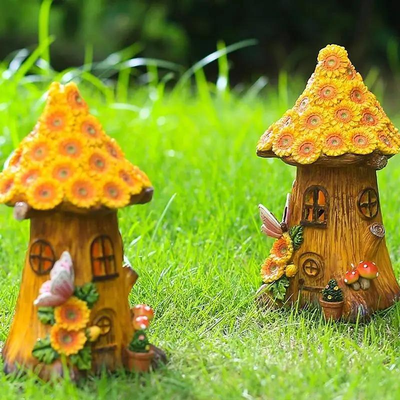 2026 푸니 레진 트리 하우스 태양광 장식 조명 작은 - Outdoor Furniture Resin 리뷰 및 가격