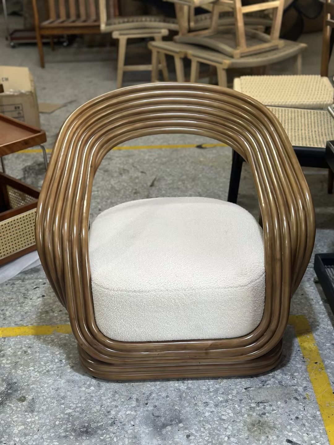 # 모던 디럭스 원목 라탄 레저 의자, 야외 모듈형 수 - Outdoor Furniture Vietnam 리뷰 및 가격