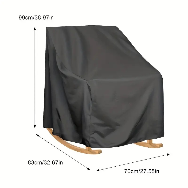 헤비듀티 옥스포드 원단 야외 흔들의자 커버 - 조절 가 - Outdoor Furniture Protector 리뷰 및 가격
