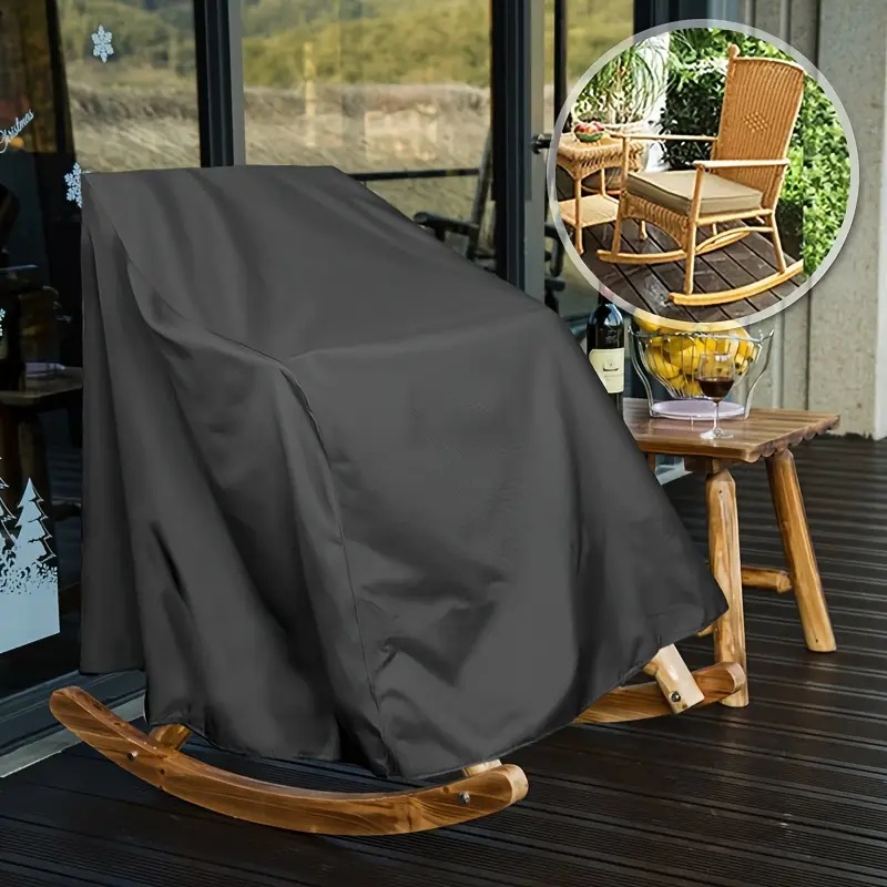 헤비듀티 옥스포드 원단 야외 흔들의자 커버 - 조절 가 - Outdoor Furniture Protector 리뷰 및 가격
