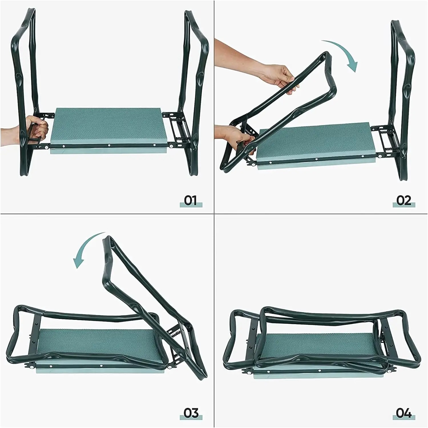 녹슬지 않는 강철 정원용 무릎꿇이 의자, 공구 주머니가 - Outdoor Furniture Metal Chairs 리뷰 및 가격