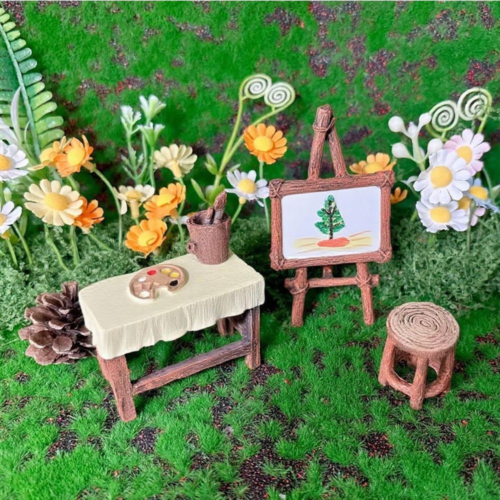 워스턴-페어리 가든, 미니어처 가구, 야외용품, 미니  - Outdoor Furniture Resin 리뷰 및 가격