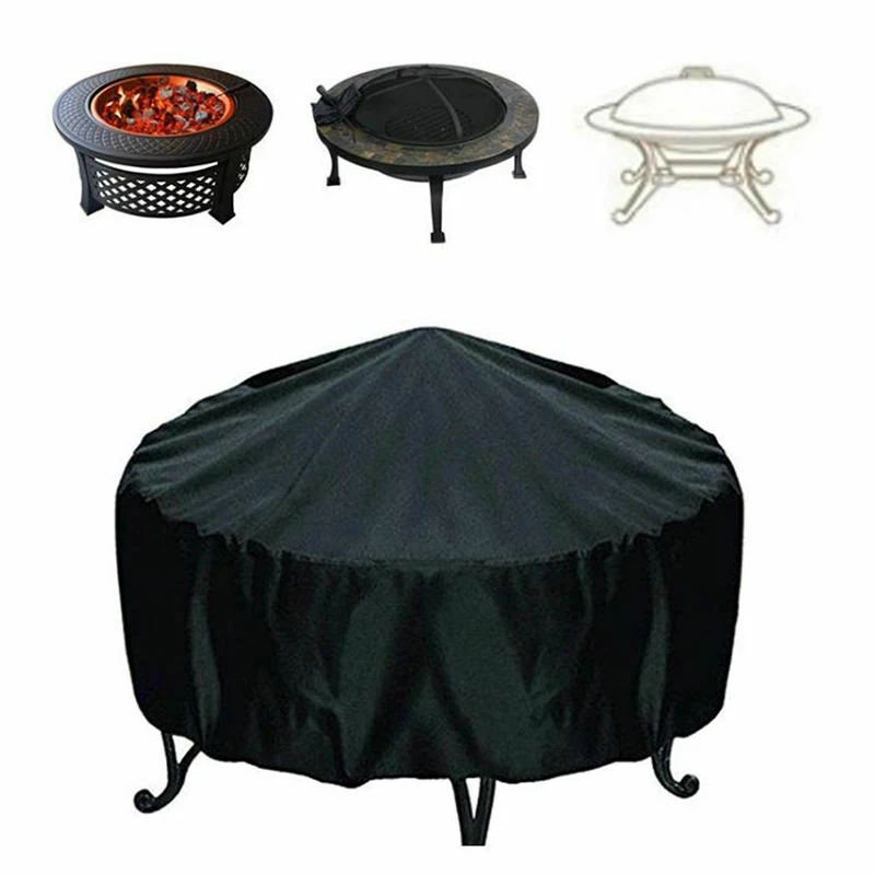 화덕 커버 라운드 화로 스토브 커버, 방수 방풍 햇빛  - Outdoor Furniture Sale 리뷰 및 가격