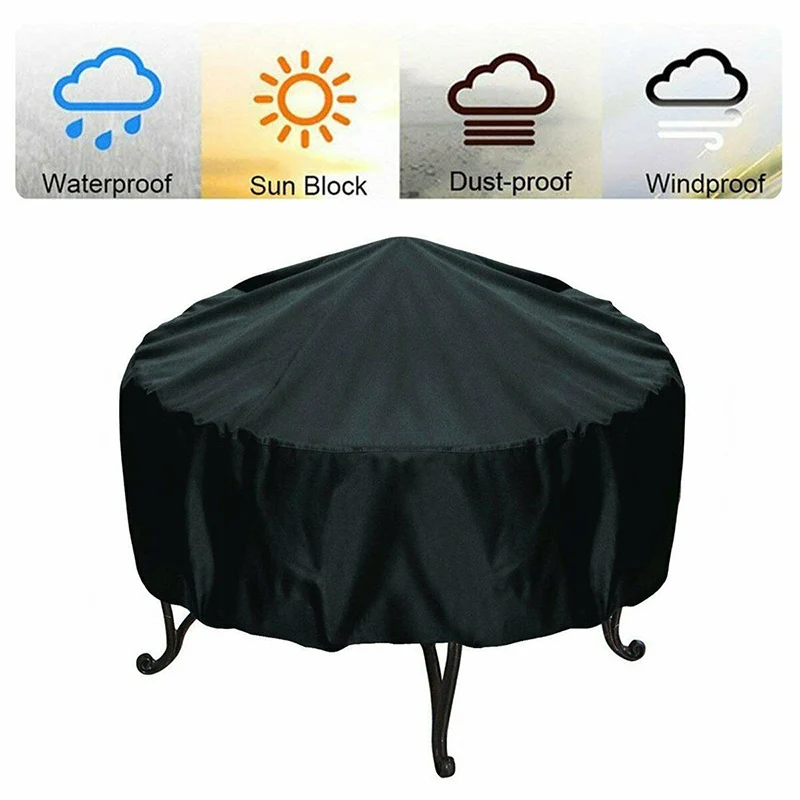 화덕 커버 라운드 화로 스토브 커버, 방수 방풍 햇빛  - Outdoor Furniture Sale 리뷰 및 가격