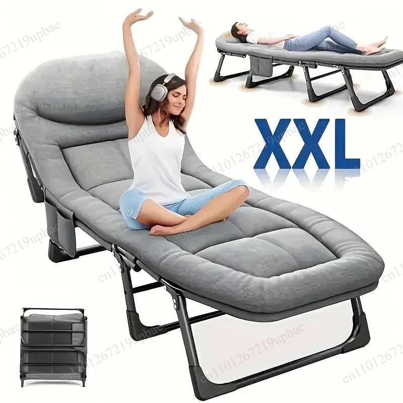 휴대용 접이식 침대, 헤비 듀티 캠핑 의자, 높이 조절 - Outdoor Furniture Metal Chairs 리뷰 및 가격