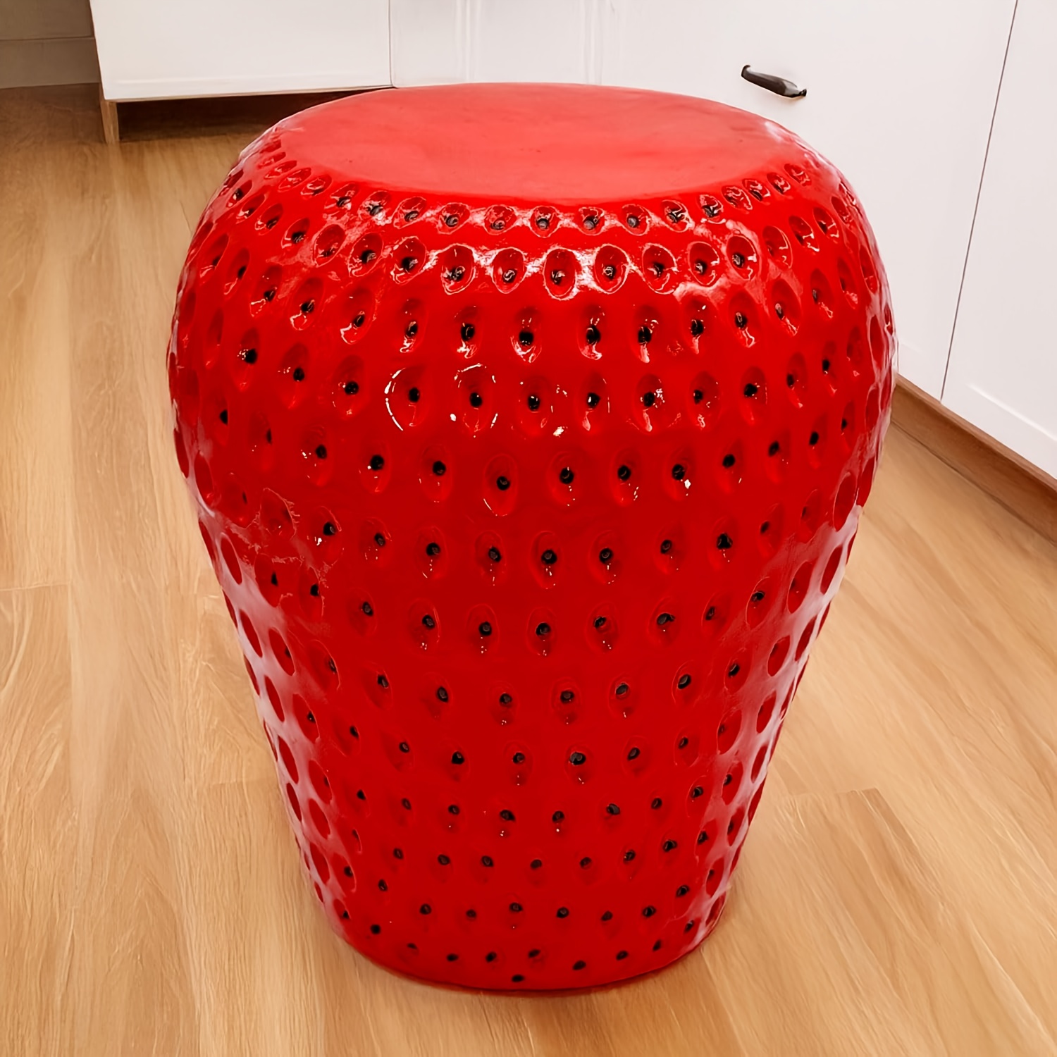 딸기 모양 레진 스툴 13.4인치 대형 레진 스툴 홈  - Outdoor Furniture Resin 리뷰 및 가격