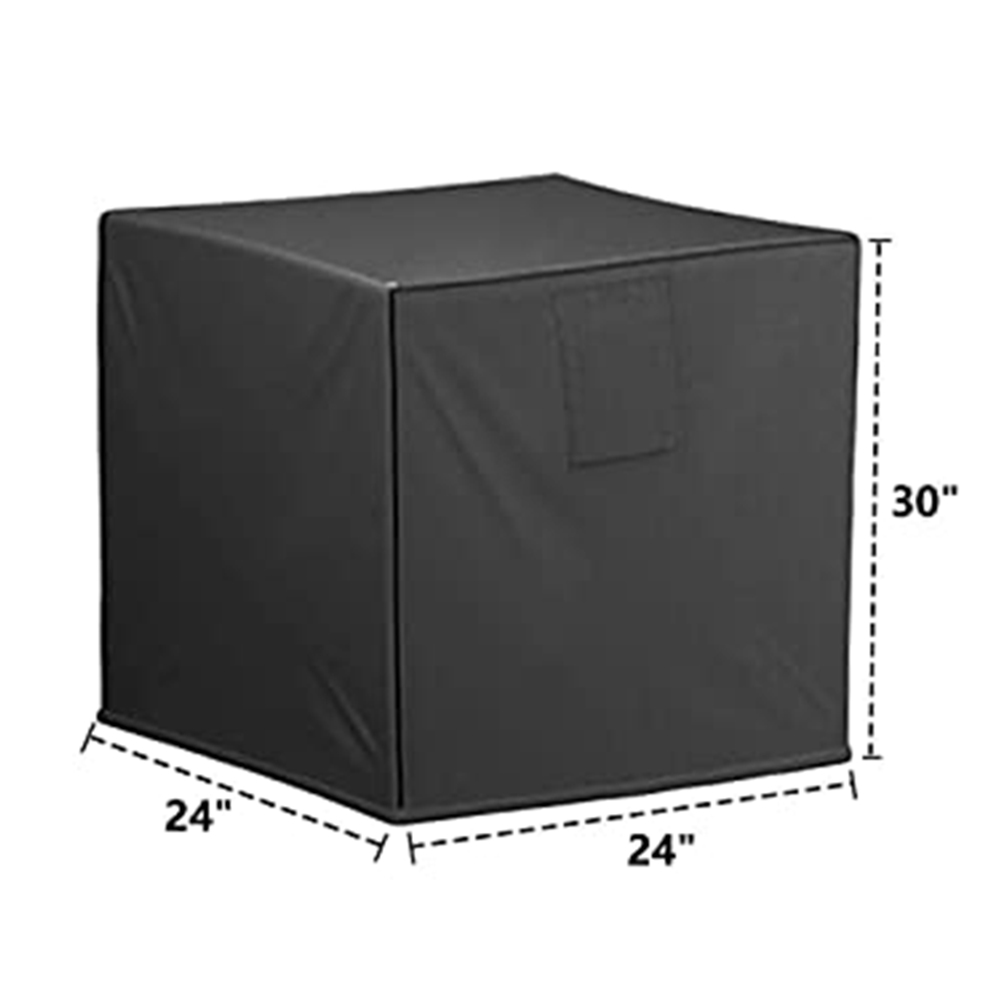 블랙 방수 옥스포드 더스트 커버 24x24x30 인치  - Outdoor Furniture Black 리뷰 및 가격