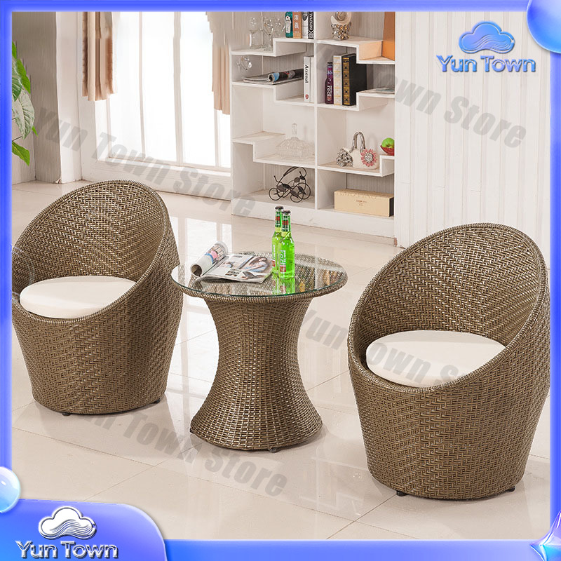 야외 테이블 및 의자 라탄 의자 티 테이블 3종 세트  - Outdoor Furniture Vietnam 리뷰 및 가격