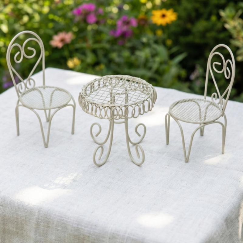 1/3Pcs 인형 집 정원 디스플레이 장식품 소품 액세 - Outdoor Furniture Table 리뷰 및 가격
