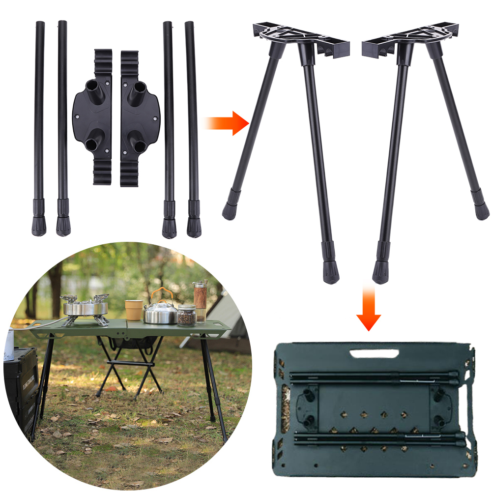접이식 캠핑 테이블 다리 금속 접이식 가구 다리 높이  - Outdoor Furniture Diy 리뷰 및 가격