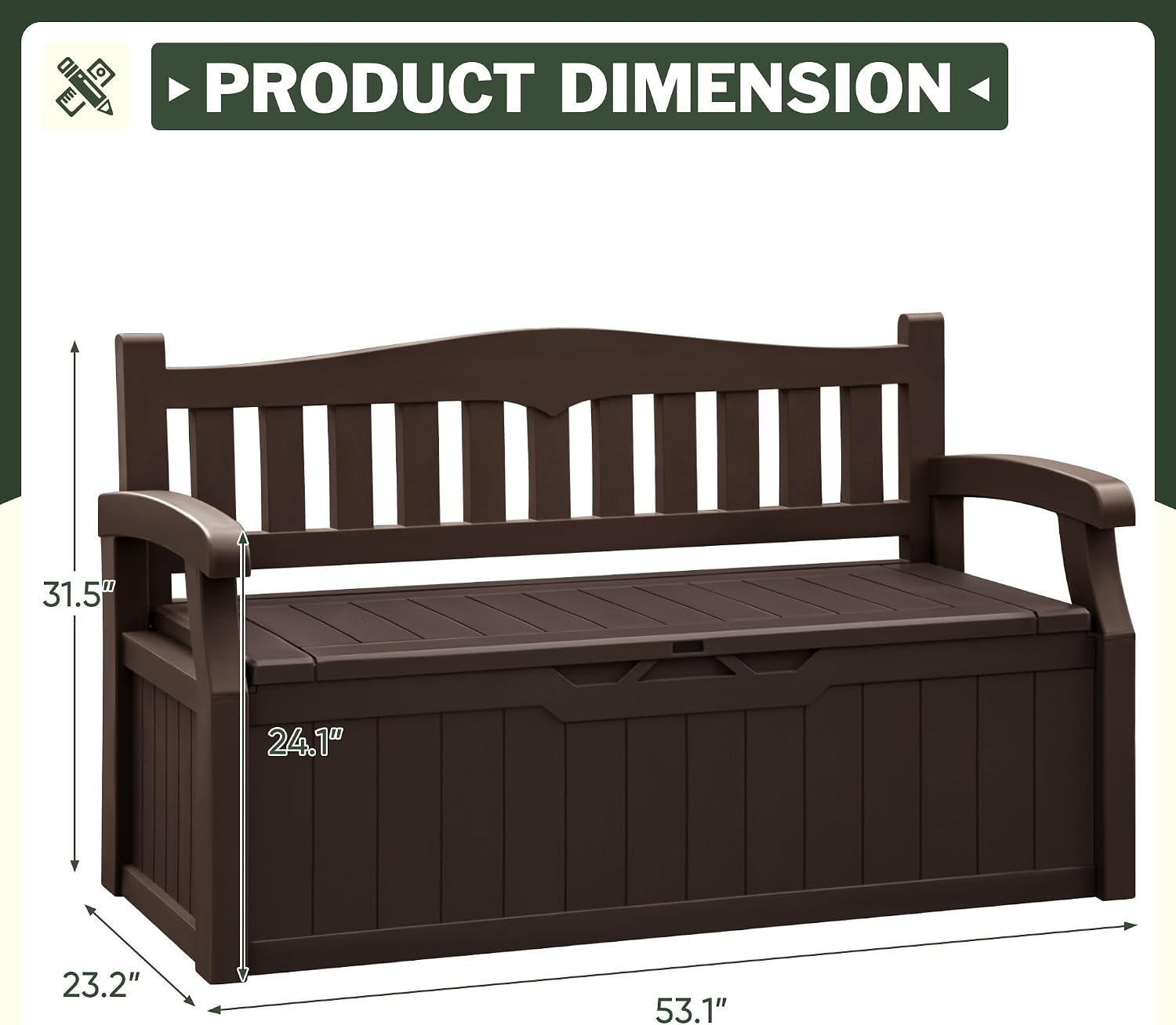 야외용 수납 벤치 80갤런 레진 데크 박스 파티오 가구 - Outdoor Furniture Resin 리뷰 및 가격