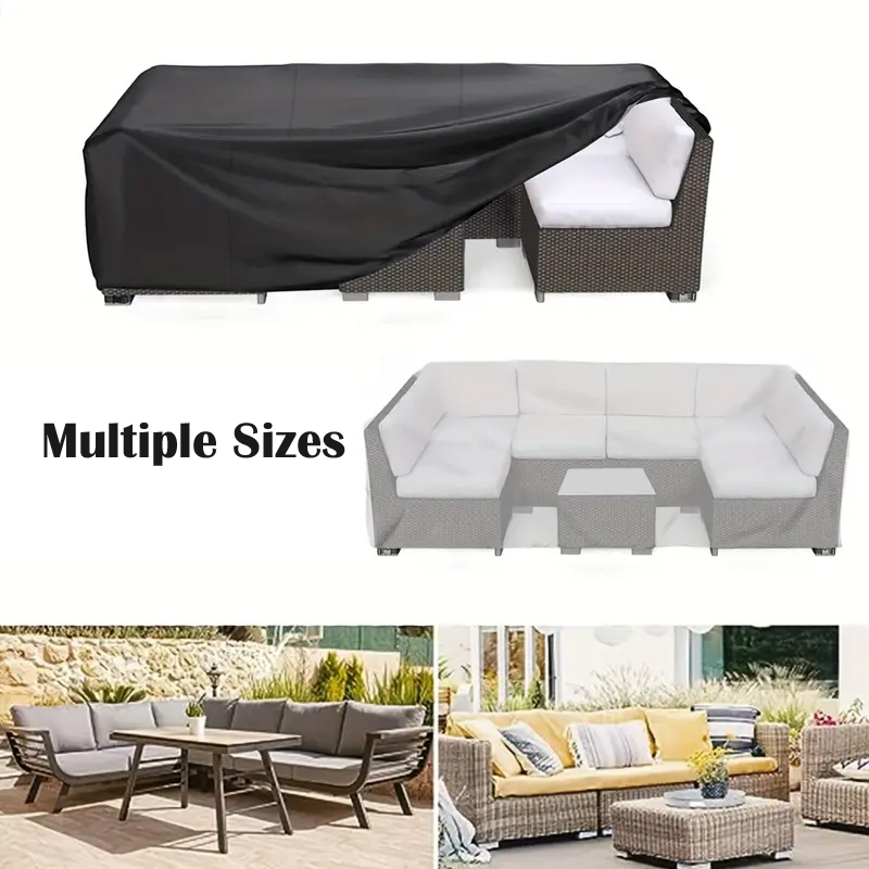 야외 파티오 테이블 커버, 방수, UV 및 눈 방지 직 - Outdoor Furniture Black 리뷰 및 가격